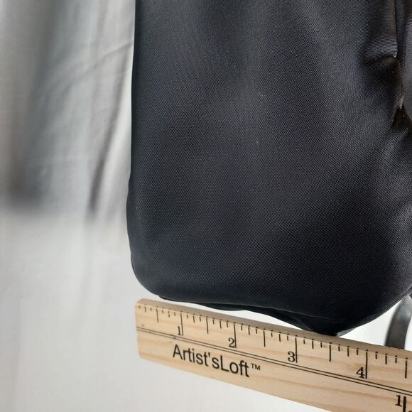 Kate Spade Nylon Backpack Black Gold Hardware Large Laptop School Travel Tote - Picture 15 of 16